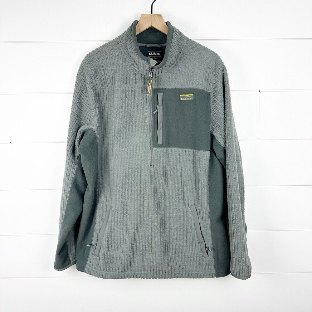 LL Bean Mountain Classic Windproof Fleece Pullover Sweater